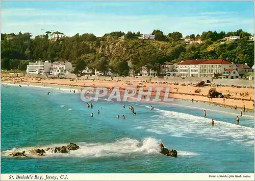 Moderne Karte St Brelade's Bay Jersey C I