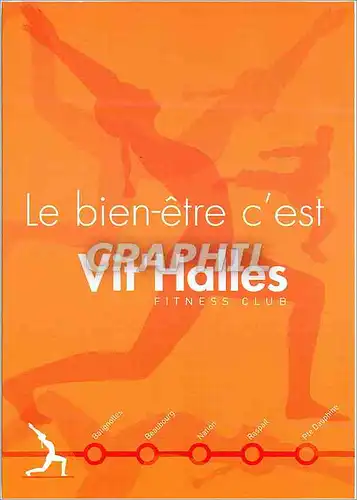 Moderne Karte le Bien Etre c'est Vit'Halles Fitness Club  Vit Halles Paris