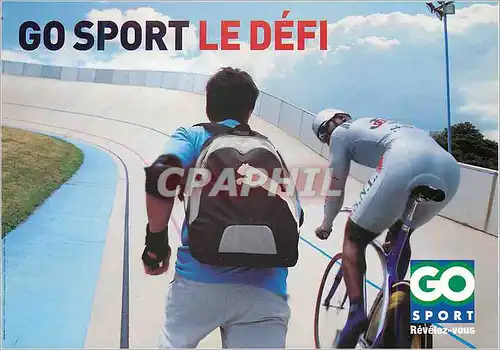 Cartes postales moderne Go Sport Le Defi Revelez Vous Velo Cycle