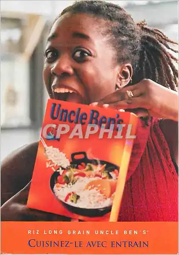 Cartes postales moderne Riz Long Grain Uncle Ben's Cuisinez le Avec Entrain