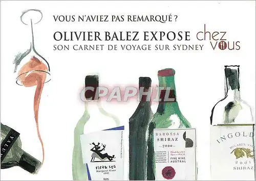 Cartes postales moderne Vous N'Aviez pas Remarque Olivier Balez Expose Chez Vous son Carnet de Voyage sur Sydney