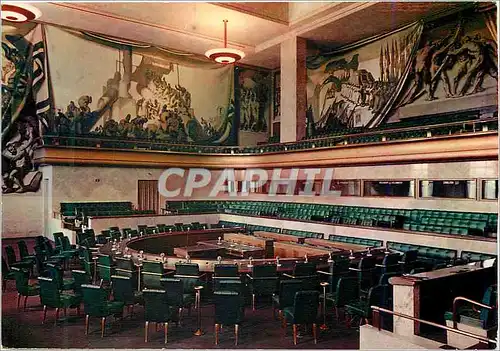 Moderne Karte Geneve Palais des Nations Salle des Conseils