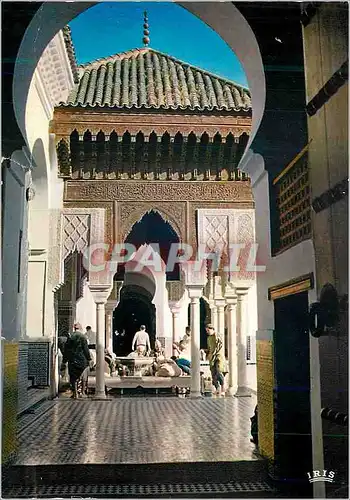 Cartes postales moderne Interieur de la Medersa Karaoune Cliche Royal Air Maroc Lignes Aeriennes Marocaines