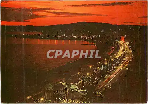 Cartes postales moderne Cannes Coucher de Soleil sur l'Eglise