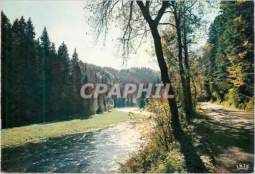 Moderne Karte Paysage de L'Est Effet de Lumiere en Montagne