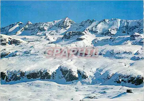 Moderne Karte L'Alpe d'Huez (Isere) Alt 1850 m Le Teleferique des Grandes Rousses