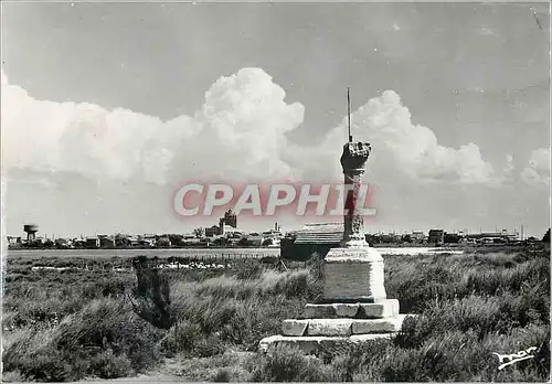 Cartes postales moderne La Camargue Saintes Maries de la Mer Croix des Felibres et Vue Generale