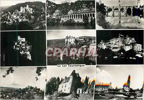 Cartes postales moderne Le Lot Pittoresque Bonaguil Le Chateau de Mercues Le Pont Valentre a Cahors