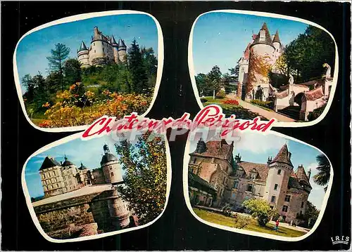 Cartes postales moderne Chateau du Perigord Bannes Les Milandes Hautefort Lanquais