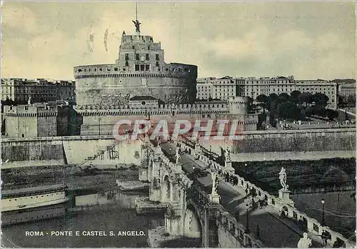 Cartes postales moderne Roma Ponte E Castel S Angelo