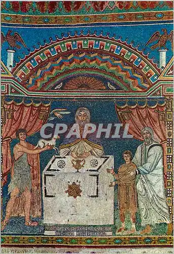 Moderne Karte Ravenna S Apollinare in Classe Le Sacrifice d'Agel de Melchisedech et d'Abrraham