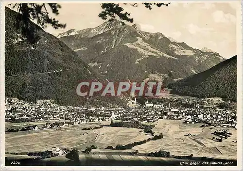 Cartes postales moderne Chur gegen das Churer Joch