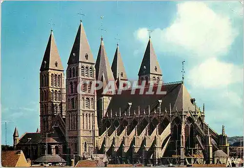 Cartes postales moderne Tournai La Cathedrale Les Cinq CLochers (XIIe XIIIe Siecle