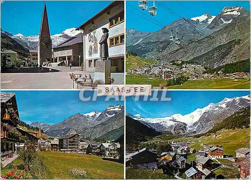 Cartes postales moderne Saas Fee (1800 m)