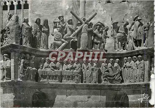 Moderne Karte Bretagne Plougastel Daoulas (Finistere) Le Calvaire Monumental Erige en 1602 en Souvenir de la P