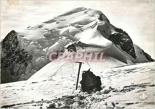Cartes postales Chamonix mont blanc 391 le sommet du mont blanc (4807 m) Alpinisme