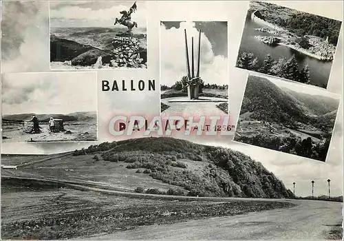 Cartes postales Ballon d alsace 28 01c (alt 1256 m) valle de la moselle l observatoire monument des demineurs