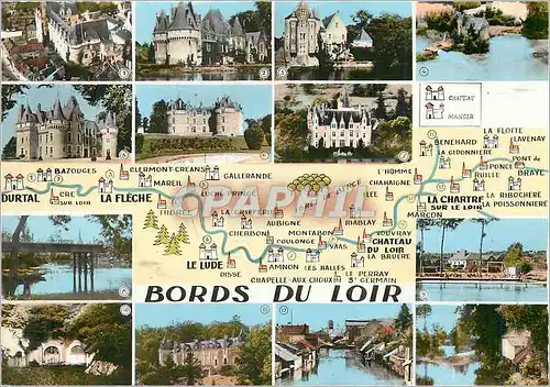 Cartes postales Bords du loir 101 c Bazouges Gallerande L'Homme La Fleche Durtal La Chartre sur Le Loir