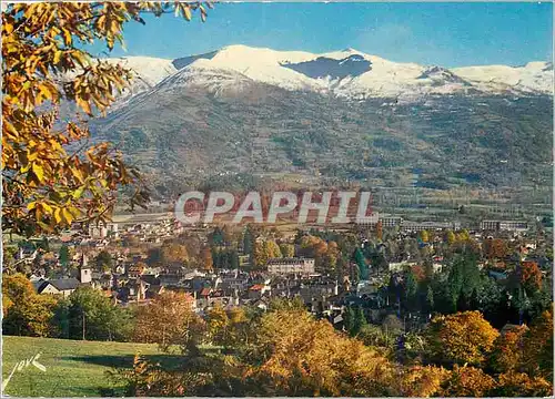 Cartes postales Argeles gazost(hautes pyrenees) 3077 vue generale au fond le lycee climatique