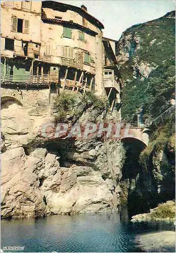 Cartes postales Pont en royans(isere) 38 319 34 les maisons suspendues et leurs balcon