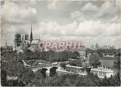 Cartes postales moderne Paris 885 notre dame et jardins de l archeveche