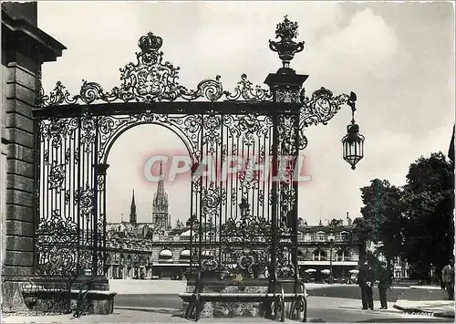 Moderne Karte Nancy 54 395 11 (meurthe et moselle) grille jean lamour et place stanislas