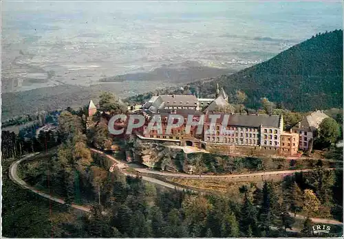 Cartes postales moderne Mont sainte odile 67 563 17(altitude 763 m) le couvent et la plaine d alsace