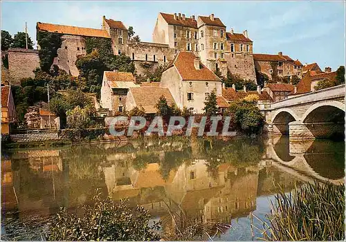 Cartes postales moderne Pesmes (70 hte saone) a cl 431 le pont sur l ognon et le chateau