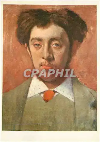 Cartes postales moderne Les chefs d oeuvre du musee de bayonne edgar degas (1834 1917) portrait d albert melida