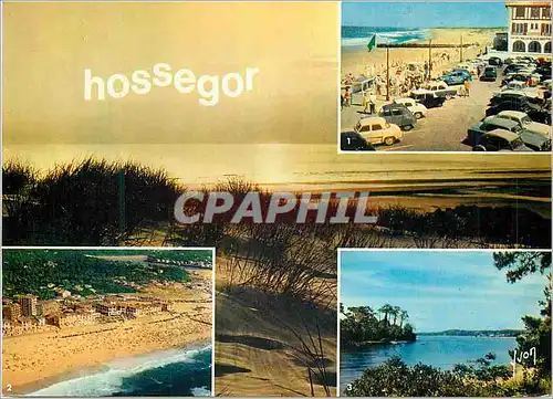 Cartes postales moderne Couleurs et lumiere de france les landes 40 hossegor (landes) place des landais et la plage