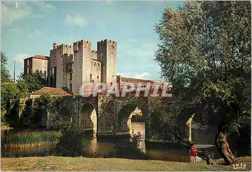 Cartes postales moderne Lot et garonne touristique 47 104 le moulin fortifie de barbaste aux environs de nerac