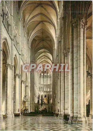 Cartes postales moderne Cathedrale d amiens(xiii s) 80 021 04 la grande nef