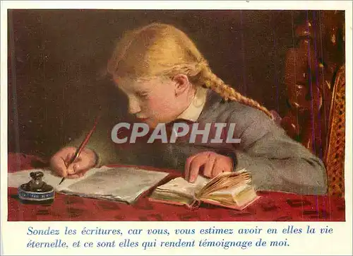 Cartes postales moderne La plage d ecriture