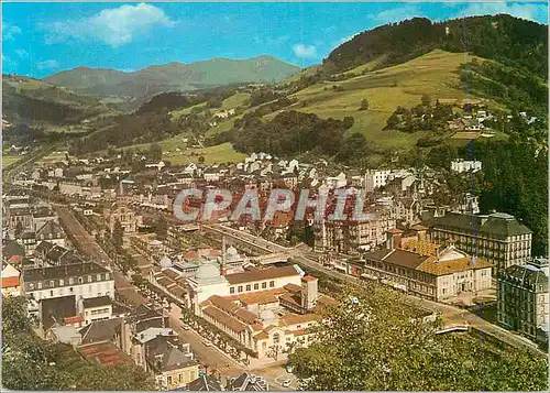 Moderne Karte La bourboule 2(puy de dome) vue generale