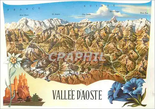 Cartes postales moderne Vallee d aoste