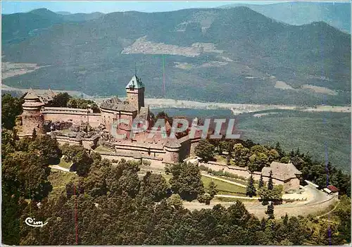 Cartes postales moderne Haut koenigsbourg(bas rhin) vue sur le chateau