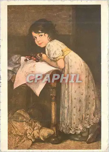 Cartes postales moderne Enfant Bienfaisance Fillette d'artiste