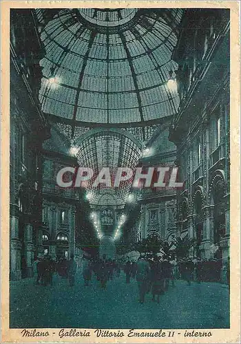 Cartes postales moderne Milano galleria vittorio emanuele ii interno