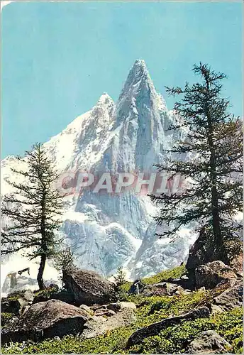 Cartes postales moderne Chamonix mont blanc 1488 les drus et l aiguile