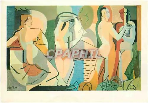 Cartes postales moderne Les chefs d oeuvre du musee de bourdeaux andre l hote(1885 1962) les baigneuses