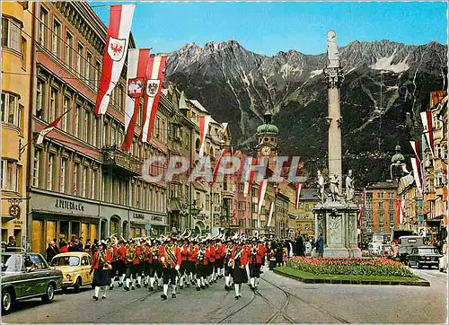 Cartes postales moderne Maria theresien strabe innsbruck Militaria