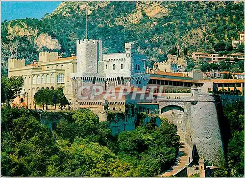 Moderne Karte Principaute de monaco 29 le palais princier et ses remparts