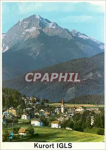 Cartes postales moderne Kurort igls mit habicht