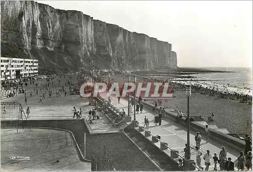 Moderne Karte Le treport 76 711 107  (seine maritime) les promenades