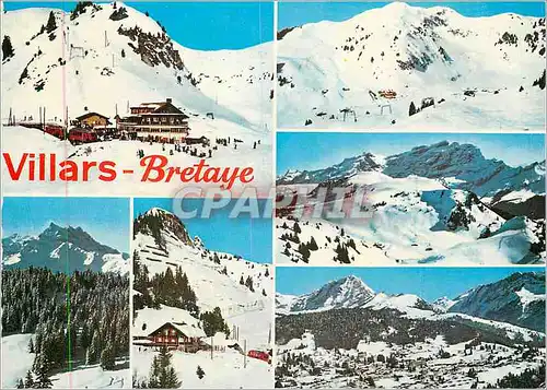 Moderne Karte Villars bretaye