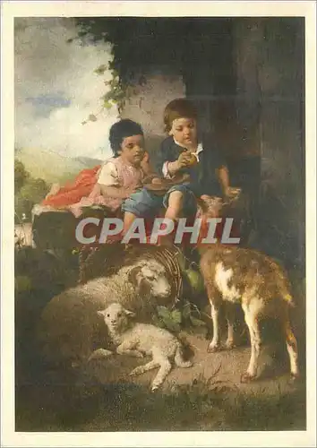 Cartes postales moderne Pro juventute Chevre