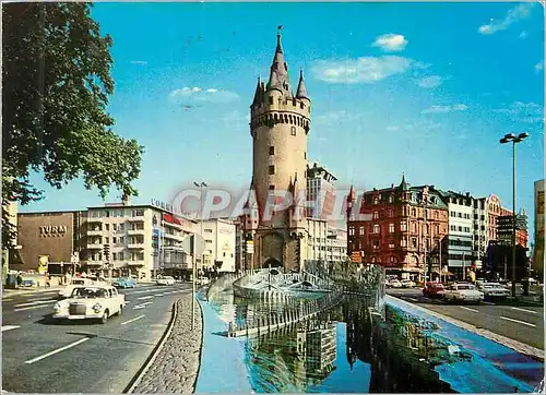 Moderne Karte Frankfurt 6 am main eschenheimer turm