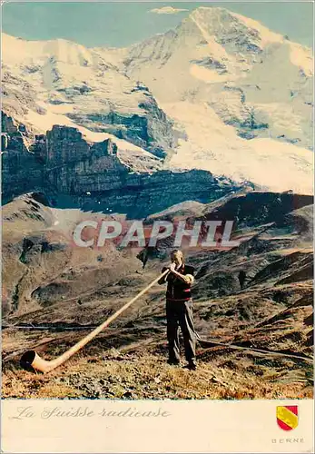 Cartes postales moderne La suisse radieuse