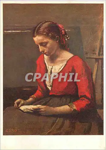 Cartes postales moderne Jeune fille lisant raggazza in lettura