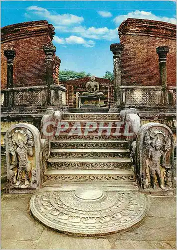 Cartes postales moderne Moonstone and guardstones at watadage polonnaruwa